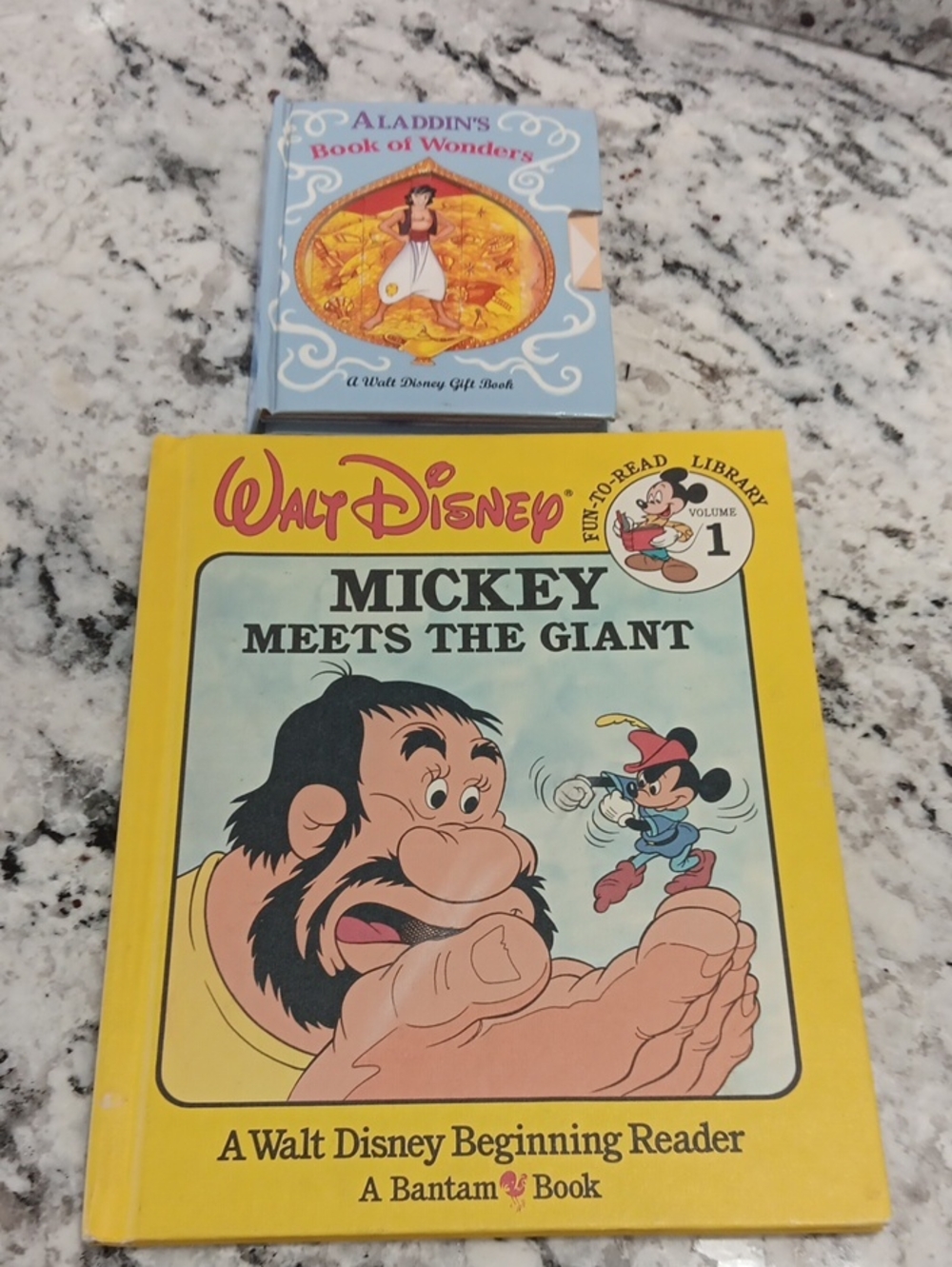 2 Vintage Walt Disney Kids Books
